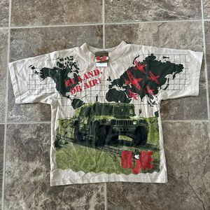 Vintage 90’s GI Joe Hasbro AOP Kids T Shirt Size 6 Great Condition